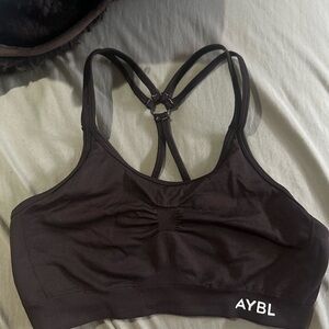 AYBL Brown Strappy Sports Bra